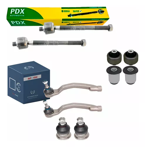 Kit Bucha Pivo Bandeja Terminal Axial Dire O Megane