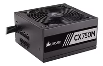 Fuente De Poder Para Pc Corsair Cx-m Series Cx750m 750w  Black 100v/240v