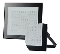 Refletor Led Blumenau Iluminação Play Holofote Prova D'água 100w Com Luz Branco-frio E Carcaça Preto 100v/240v