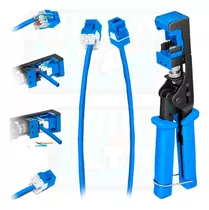 Pinza Keystone Rj45 180 Crimpado Corte Simultáneo Automático