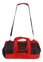 Bolsa Grande Em Lona P/ferramentas 18pol C/ 32 Bolsos Mtx Cor Vermelho