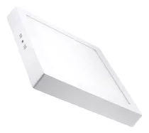Foco Panel Led Plafon Sobrepuesto Cuadrado 12w Luz Cálida Color Blanco