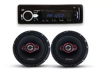 Combo Estereo Maverick Mp3 Usb Bt + Parlantes 6,5 PuLG 600w