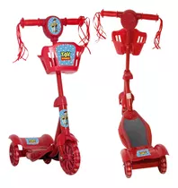 Patinete Infantil Menino Toy Story Musical Vermelho Toys 2u