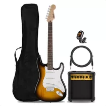 Guitarra Electrica Strato Amplificador Fender Funda Afinador