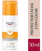 Protector Solar Eucerin Sun Creme C/color Cc Fps50 Tm X50ml