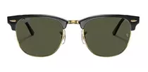 Ray-ban Clubmaster Classic - Rb3016 Green -polished Black