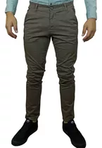 Pantalón Drill Comfort Jaco Para Hombre- Marrón