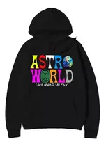 Blusa Moletom Astroworld Álbum Travis Scott Planeta Rap