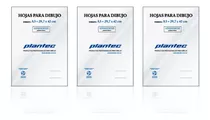 3 Pack 10 Hojas A3 Plantec Dibujo Tecnico 29,7x42cm 106gr