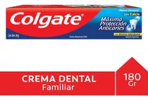 Crema Dental Colgate Anticaries Dientes Fuertes 180g