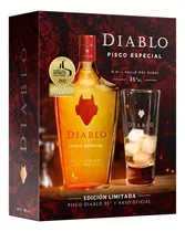 Pack Nuevo Pisco Diablo 35° + Vaso