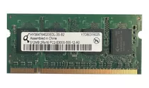 Memoria Sodimm Ddr2 512mb 5300s 667mhz P/ Notebook Netbook