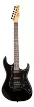 Guitarra Eléctrica Tagima Tw Series Tg-520 De Tilo Black Metalizado Con Diapasón De Madera Técnica