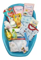 Combo Cuidado Bebe Bañadera 19 Productos Accesorios Higiene