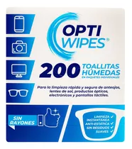 Toallitas Humedas Limpiadoras Opti Wipes P/lente Pantalla