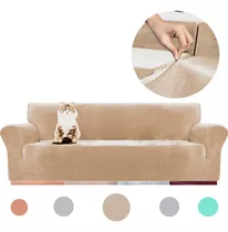 Funda Sofá Sillón Elastizada Telasuave Cover 3 Cuerpos Beige