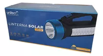 Lampara Linterna Recargable Doble Funcion Con Panel Solar