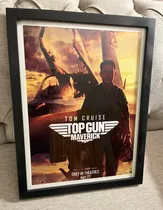 Póster De Película Top Gun - Afiche Maverick Enmarcado