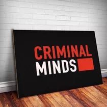 Placa Decorativa Criminal Minds 3