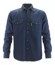 Camisa De Jean Pampero Hombre De Trabajo - Talle 38 A 56