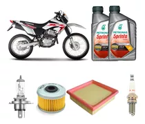 Kit Service Completo Honda Xr 250 Tornado Sprinta F500 15w50