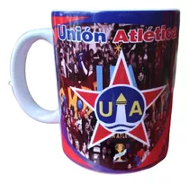 Taza Unión Atlética Con Cancha Musical Qr Con Himno Del Club