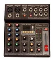 Consola Mixer Parquer 5 Canales Phantom Power Dc 5v