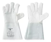 Guantes Para Soldar Fabricados En Cuero Resistente Al Calor