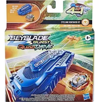 Beyblade Cyclone Roktavor Burst Quad Drive + Lançador Hasbro Cor Colorido