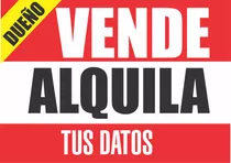 Carteles  Corrugados Inmobiliarias - Vende Alquila 70x50