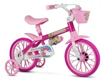 Bicicleta Aro 12 Nathor Flower Rosa