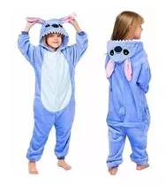 Pijama Kigurumi Invierno Niños Stitch Dinosaurio Unicornio