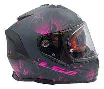 Casco Integral Ls2 Ff800 Burst Mate Rosa Con Lentes De Sol