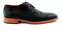 Zapato Cuero Hombre Premium Briganti Charol Moda - Hcac00857