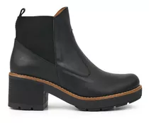 Bota Mujer Cuero Botineta Briganti Borcego Zapato Moda Taku