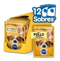 Pedigree Alimento Húmedo Sobrecito Perro Raza Peq Pollo 12un