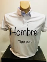 Camiseta Tipo Polo En Polialgodon 70% Poliester 30% Algodon