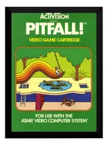 Quadro Game Atari Pitfall Harry_s Jungle Adventure