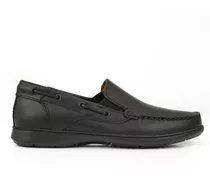 Mocasin Nautico Hombre Cuero Briganti Zapatos Goma Hcmo01271