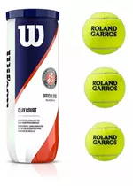 Pelotas De Tenis Wilson Roland Garros All Court X3 Unid.