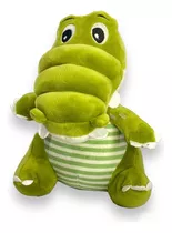 Cocodrilo De Peluche Bebé Suavecito Verde Claro