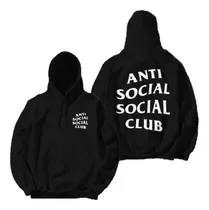 Buzo Canguro Con Capucha De Anti Social Social Club Unisex