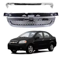 Mascara + Modura Sup Capot Chevrolet Aveo Sedan 2007 2016