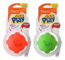 Juguete Para Perro Dura Play Pelota Goma Con Campana Hartz M