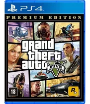 Gta V Gta 5 Online Premium Edition Ps4 Mídia Física Lacrado