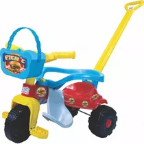 Triciclo Velotrol Infantil Bebe Motoca Rosa Menina Cestinha