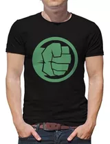 Remera Hulk Comics Puño Superheroe 100% Algodón Unisex