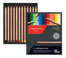 Lápices De Colores Luminance 12pzs Caran D'ache Profesional