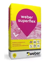 Pegamento Weber Superflex 30 Kg Losa Radiante Porcelanatos 
